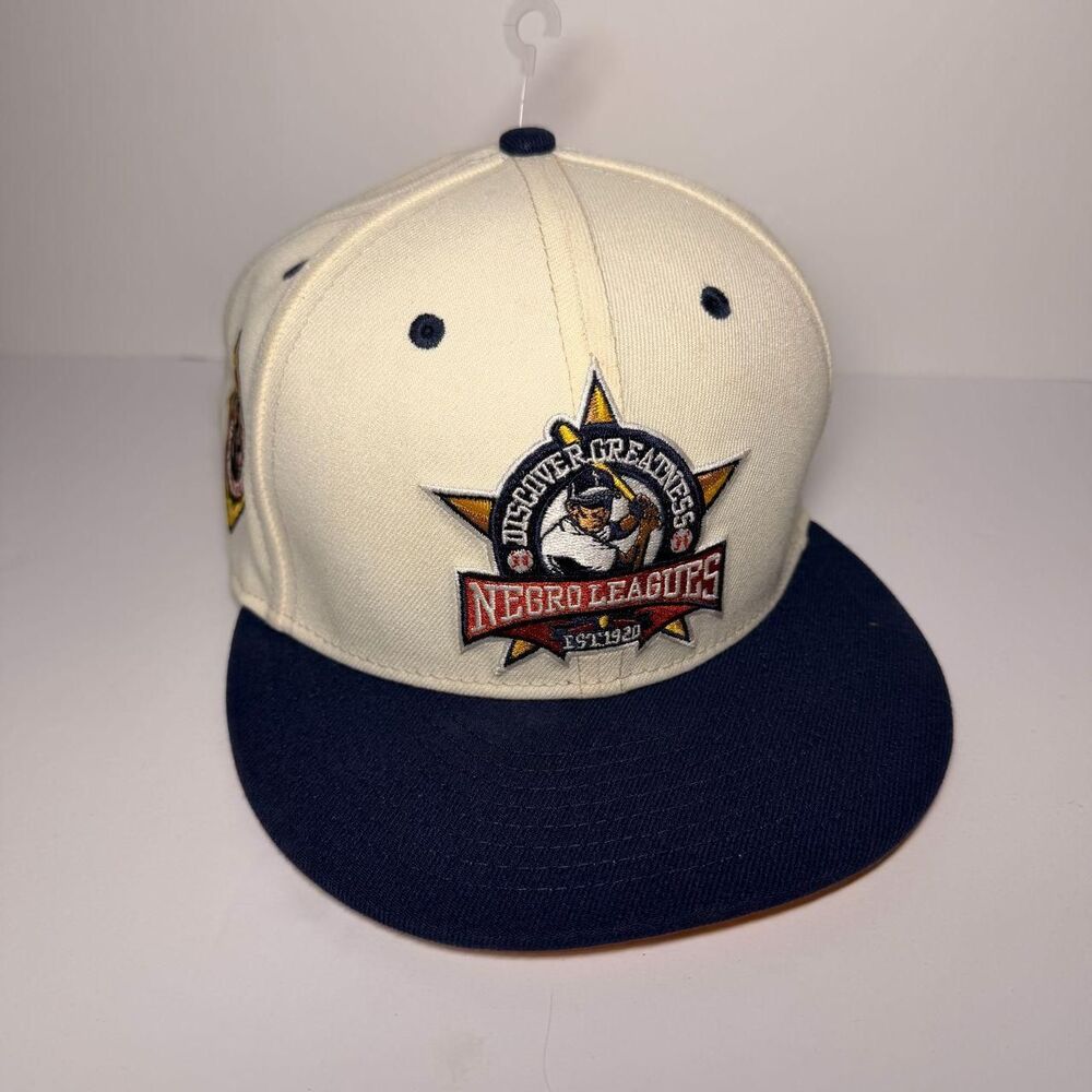 New Era 9FIFTY Negro Leagues MLB The Show 24 Snapback Hat Cap Cream Navy